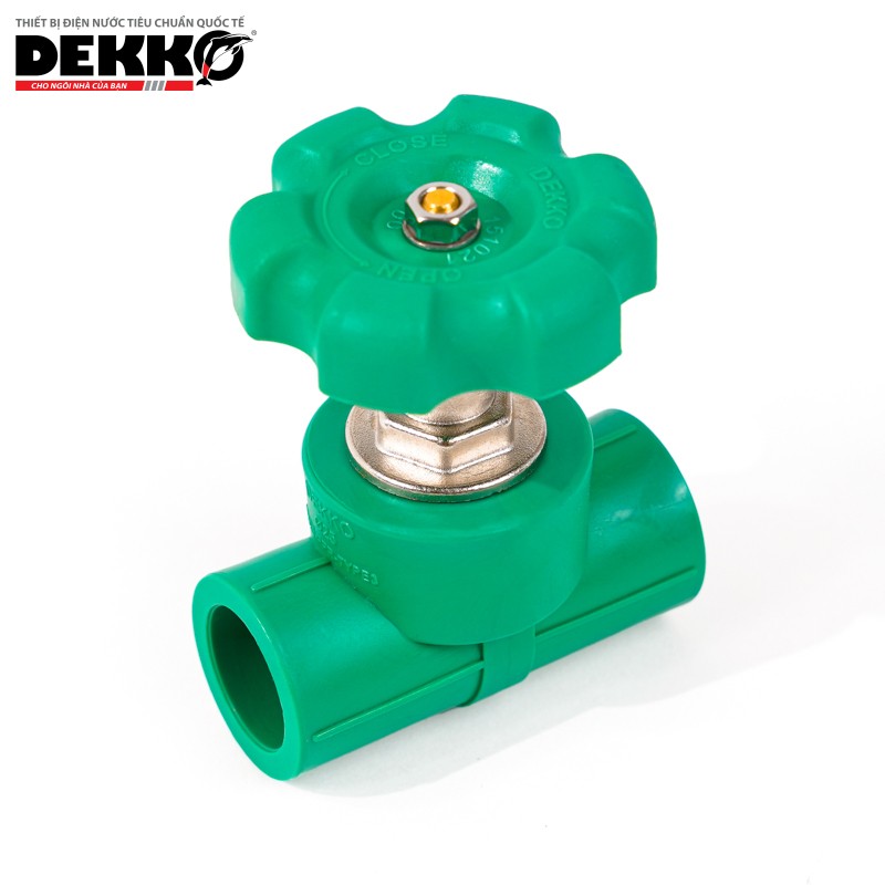DEKKO Supply PPR fittings for PPR pipes polypropylene stop valve with plastic handle union plumbing Good Price