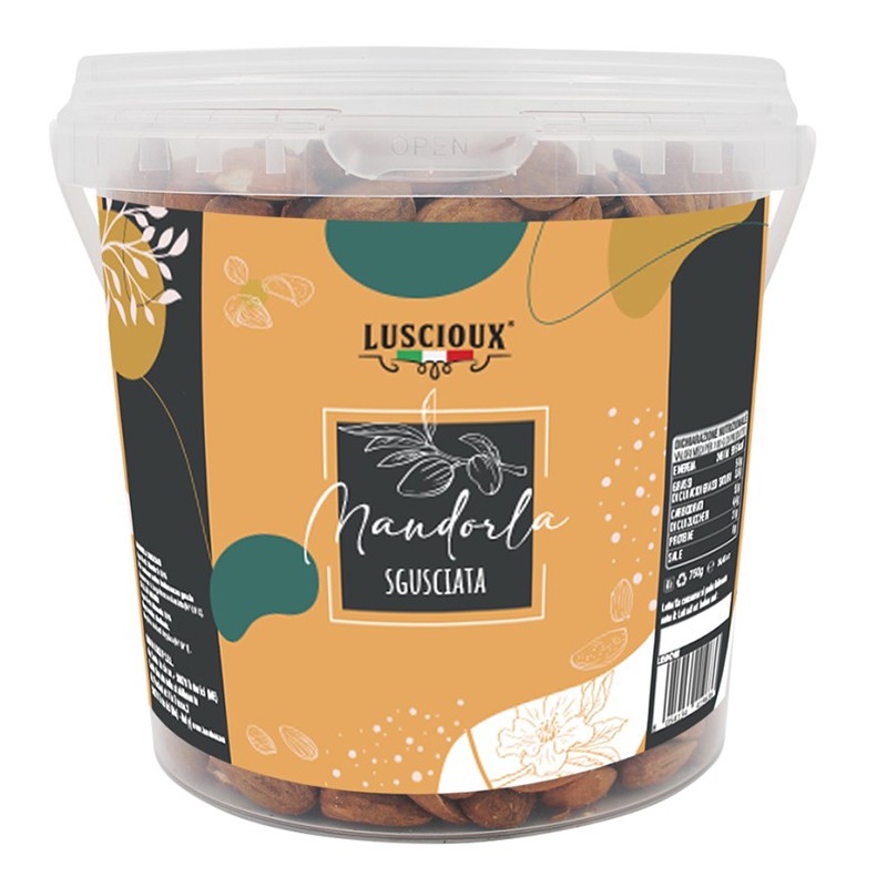 Top Grade Delicious - Shelled Almonds as the Perfect Snacks - Almond Nuts 750g Bucket