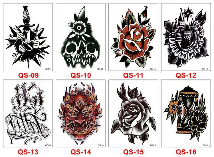 Cool Designs Non-toxic Hand Tatoo Printer Temporary Tattoo Stickers Waterproof for men women