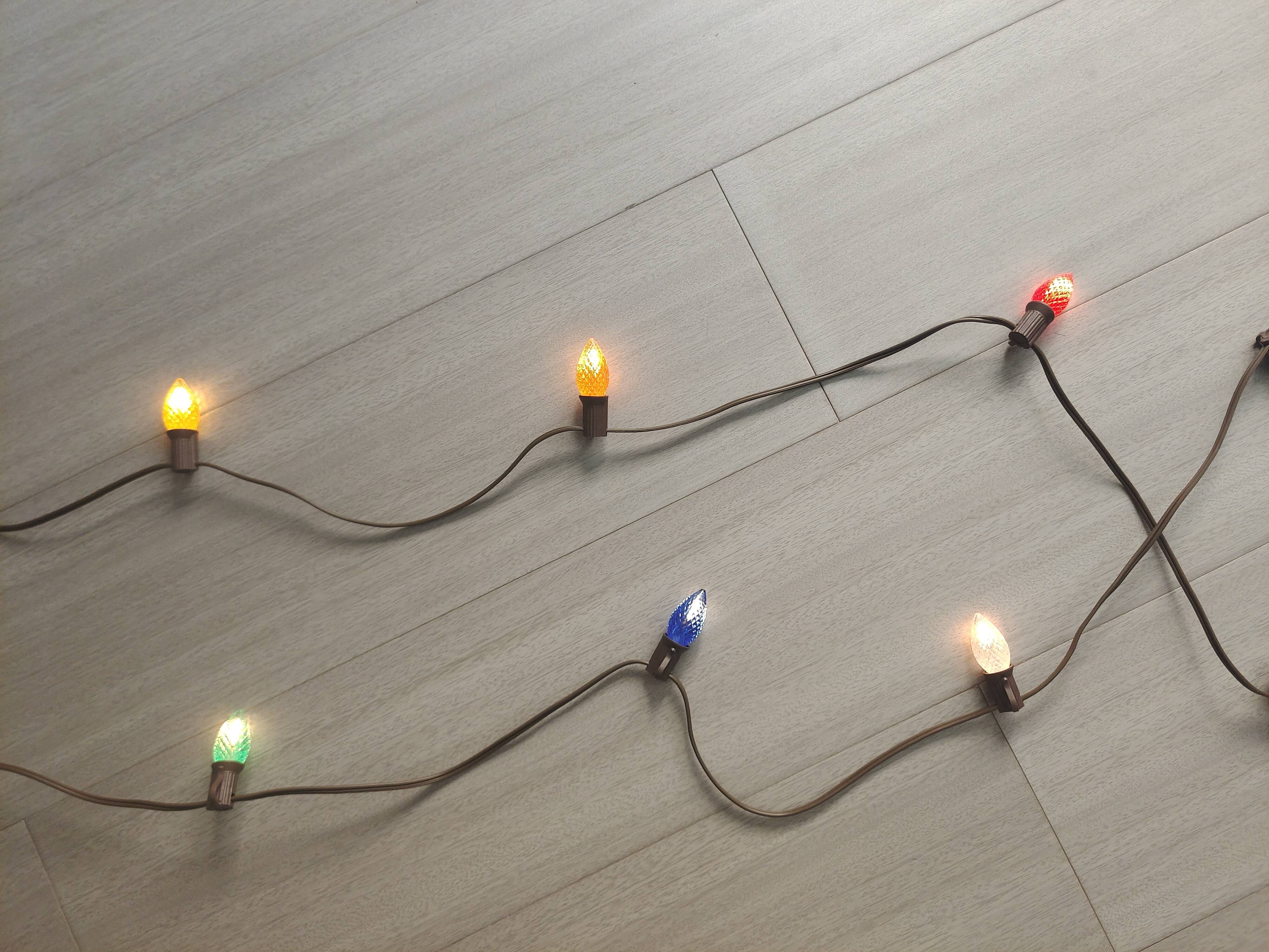 MC C9 Strawberry led filament bulb plastic E17 deison vintage bulb light for string lights