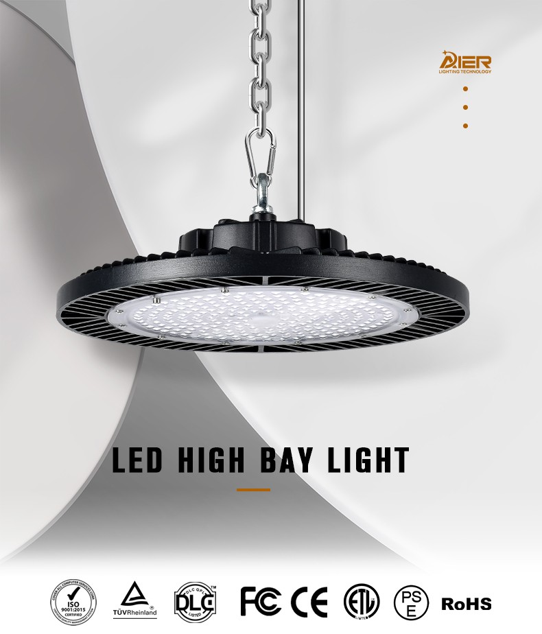Commercial Industrial Lighting 100W 150W 200W IP65 Round UFO Led High Bay Light Warehouse Workshop Highbay Lamp