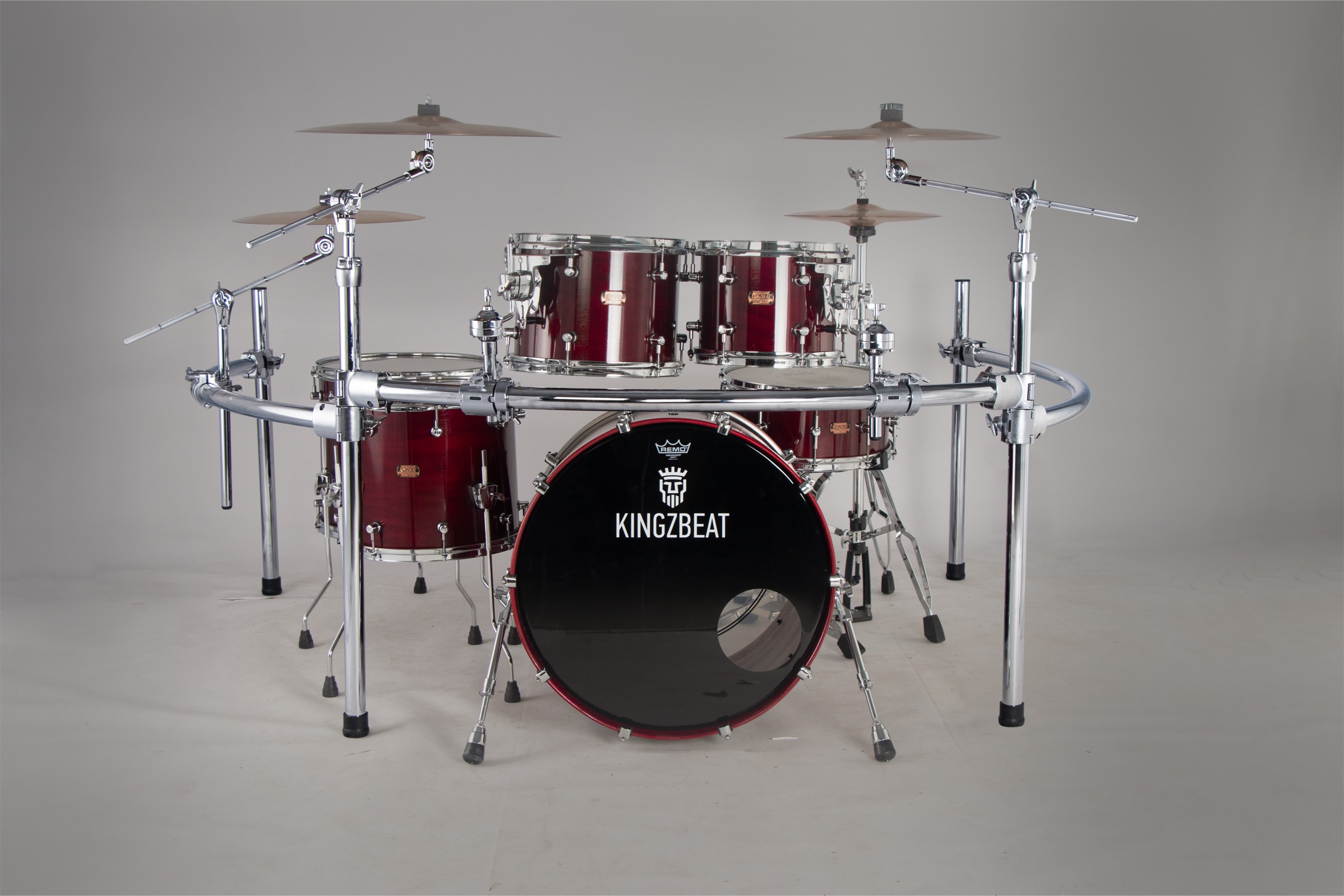 Musical instrument drum hardware frame drum set folding Rack