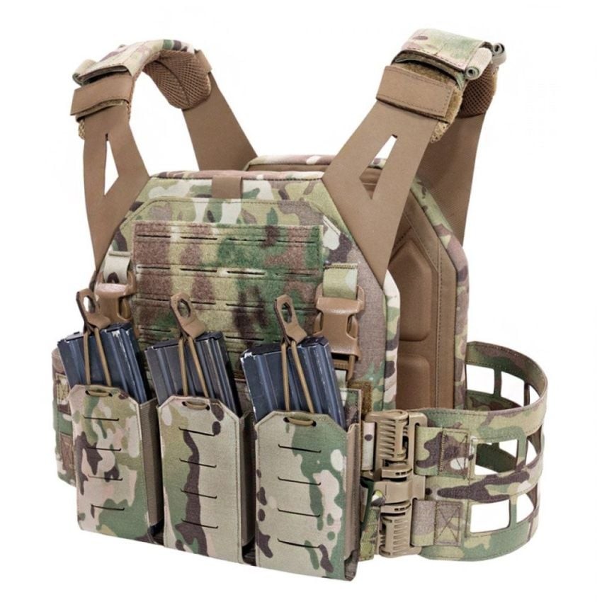 Wholesale custom 1000d nylon laser cut molle quick release tactical gear chalecos tactico JPC plate carrier tactical vest