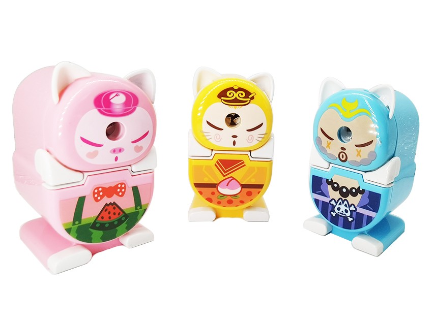 Animal shape manual pencil sharpener for school and office supplies