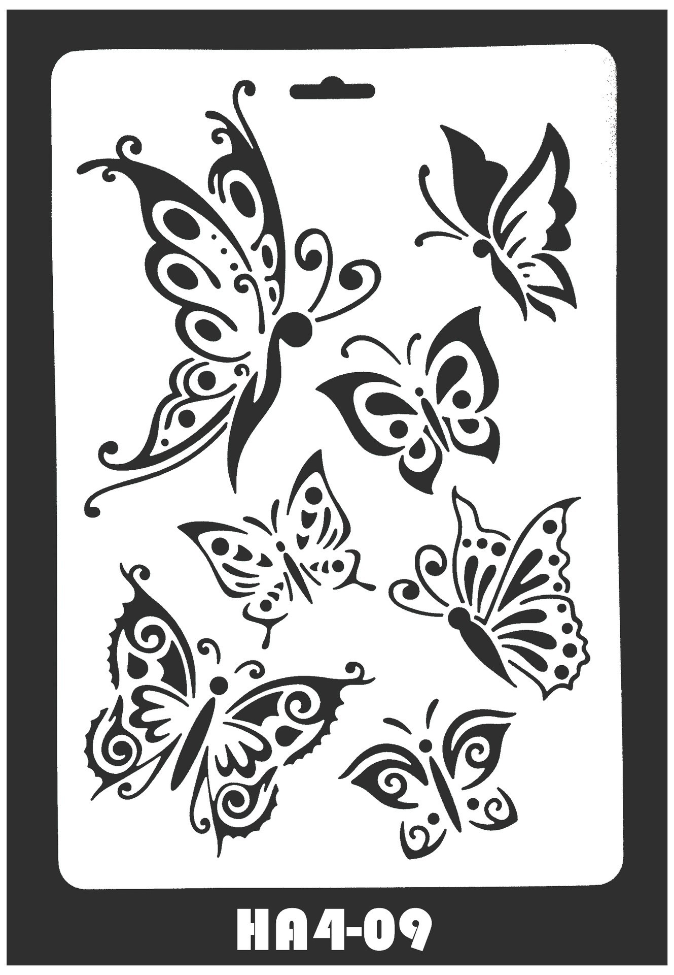New Style Alphabet Journal Stencils Journal Embellishment Stencils Plastic Drawing Stencils