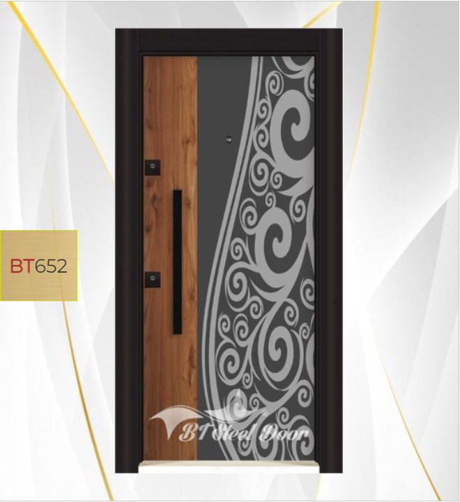 Laser Laminox Series Most Popular Main Entrance Door Stainless Steel Trustworthy New Model Thermal Insulation Gates Door