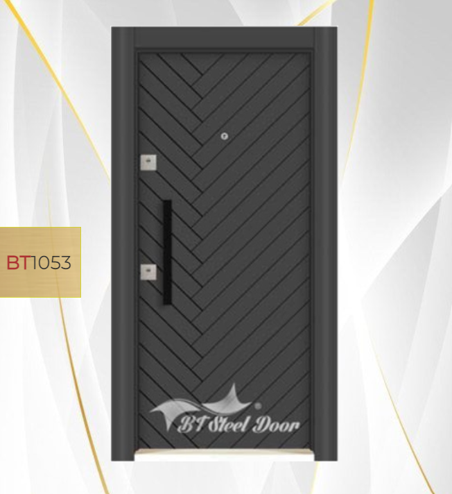 Rustic Laminox Series Modern Durable Main Entrance Door Stainless Steel Trustworthy New Model Thermal Insulation Gates Door