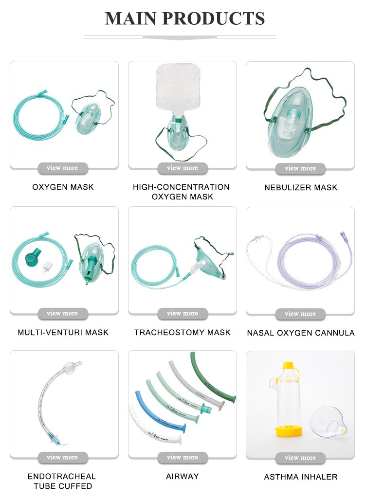 Medical Consumable Respiratory Products Multi-venturi Mask