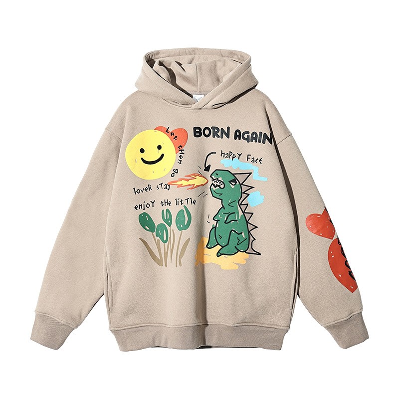Jicai Men's Blank Thick French Terry Luxury Quality Heavy Weight Oversized Fit Custom Print Logo Men's Hoodies&sweatshirts