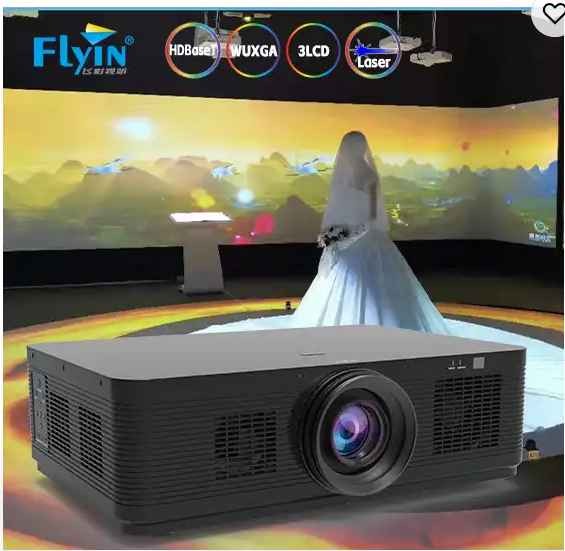 Flyin 3d Mapping Projector Laser Projectors & Presentation Equipments 10000 Lumens 4k Cinema Outdoor Water Screen Projection