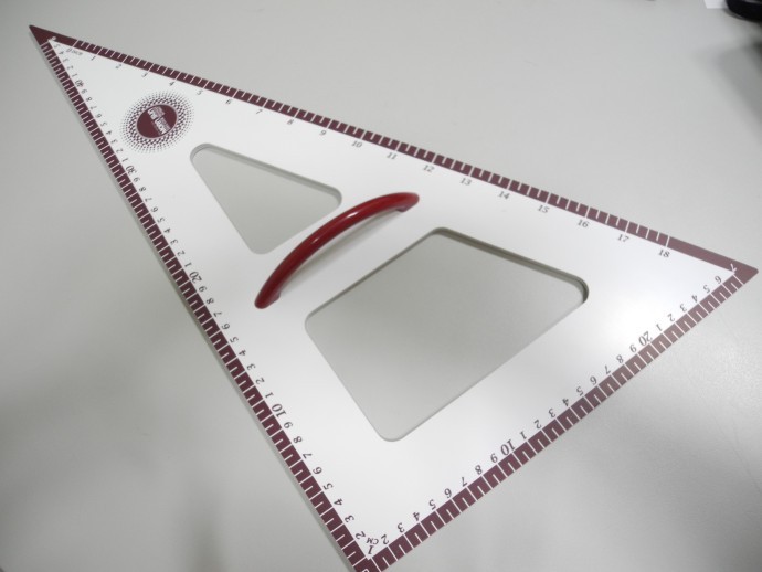 Taiwan Stable supply hot selling safety triangle drawing ruler