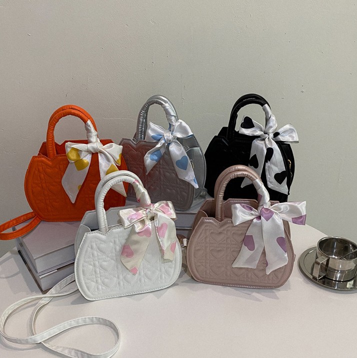 MU 2023Wholesale Bulk High Quality silk scarf handbag crossbody ladies women's shoulder bags