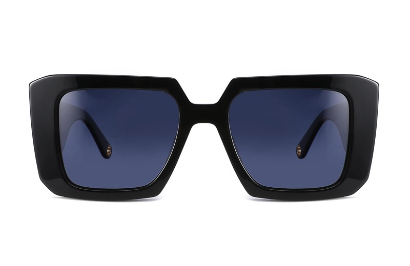 New retro round exquisite compact men and women tide high quality acetate polarized sunglasses