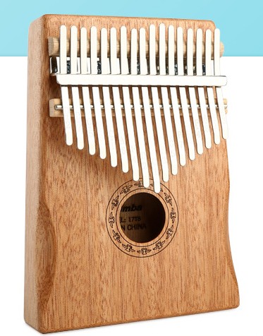 Wholesale Musical Instrument Mini Kalimba 17keys Mahogany Thumb Piano