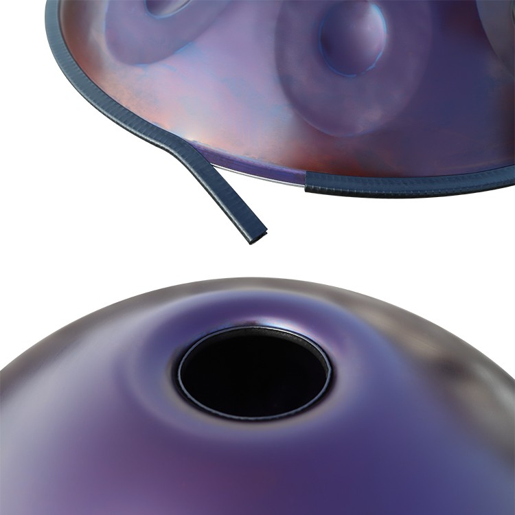 TAKU Purple 10 Notes H ang Drum Musical Instruments 432 Hz Handpan Music D Kurd Minor Hand Disc Drum