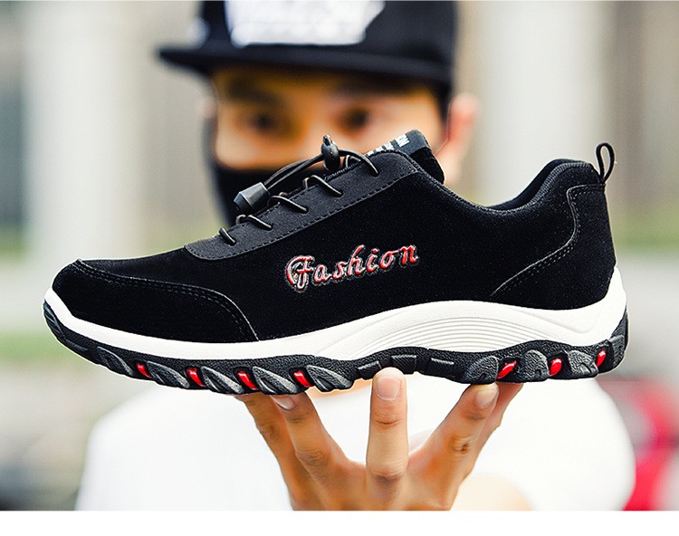 High quality men's fashion Low top sneakers Outdoor exercise jogging casual Breathable shoes Blue black White