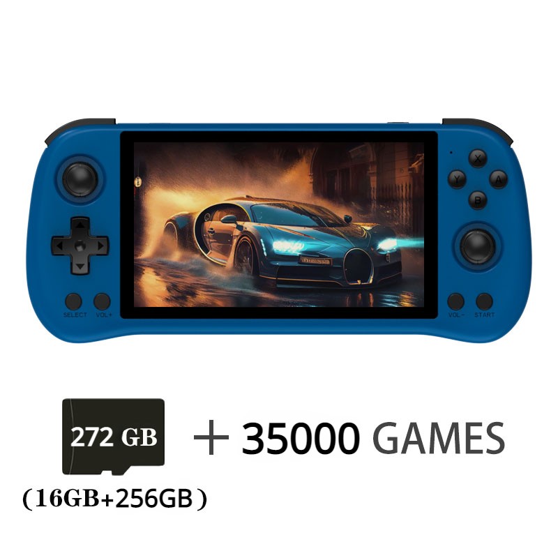 X55 Handheld Game Console 5.5 INCH 1280*720 IPS Screen RK3566 Linux Open-Source Retro Game Console Kid's Gift Game Boy