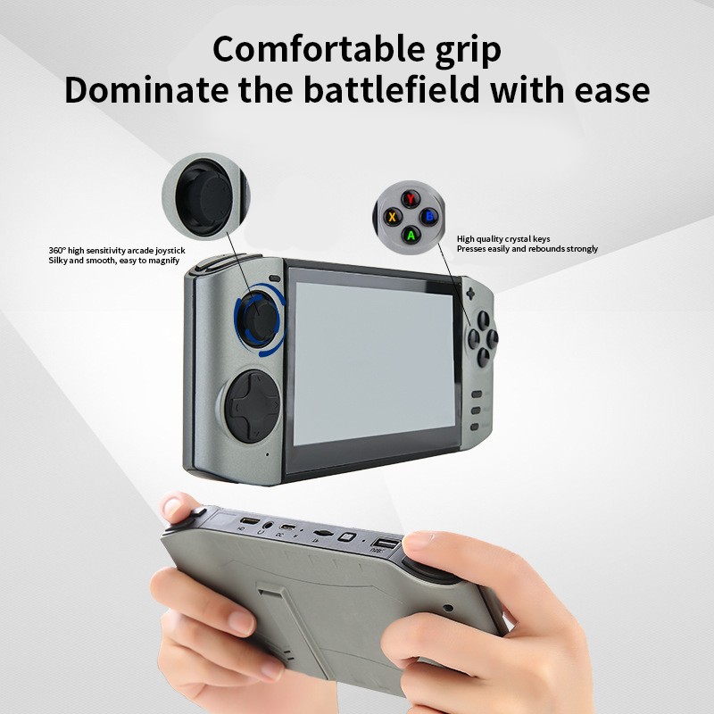 Factory wholesale XY-09 Double Battle handheld game player 8GB memory 5.1 inch HD retro PSP Game Console