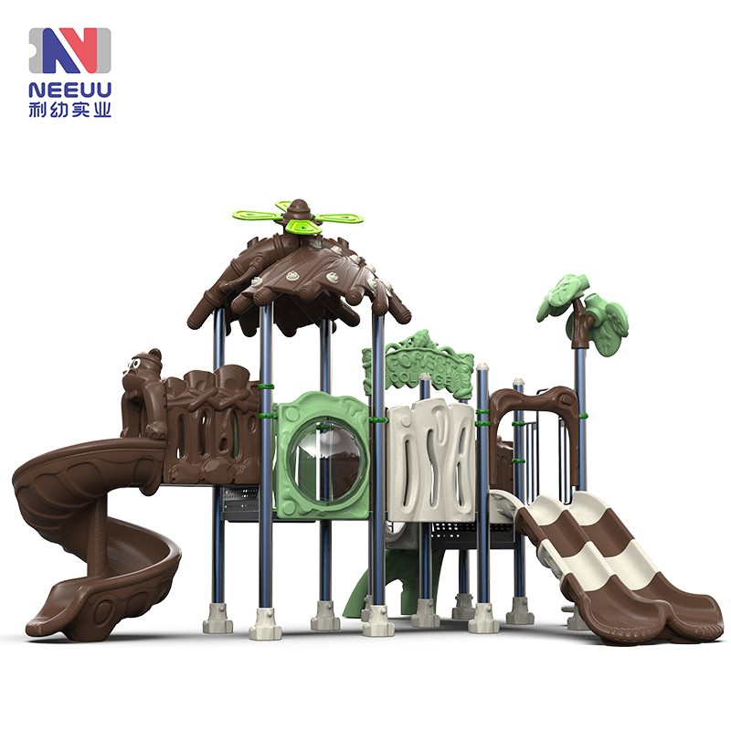 LY03401 forest playground series children amusement park slide facilities manufacturer