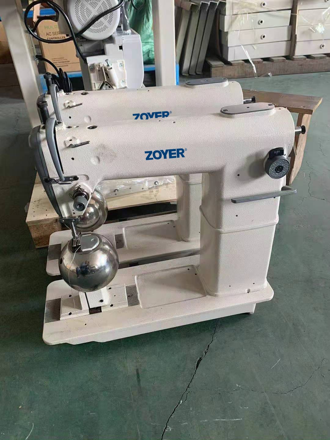 ZOYER hot sale high quality ZY810W belt drive single needle post bed wig sewing machine Wig Making Sewing Machine