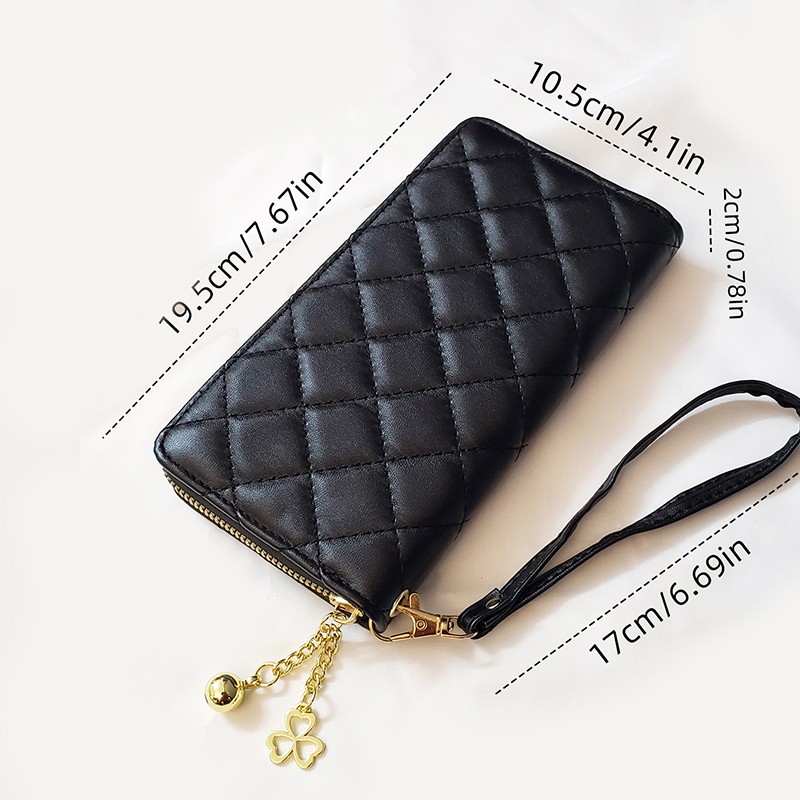 Wholesale Custom Cheaper Multi Colors PU Leather Women Long Clutch Wallet for Ladies zip phone wallets