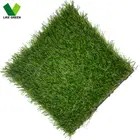 Balcony synthetic artificial grass square floor mats natural green turf carpet for balcon decking