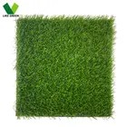 Garden interia design uv 100% recyclable fake artificial green grass 30x30 synthetic turf mat of panel