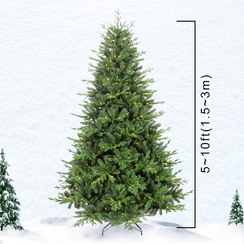 Pre Lit Christmas Tree For Decoration Diy Christmas Tree Holiday Indoor Home Decor 5ft To 8ft