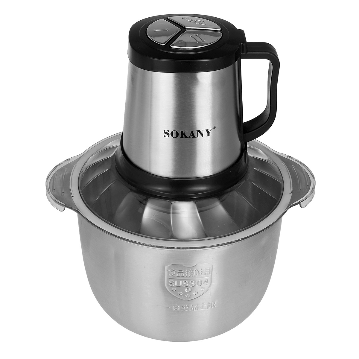 Sokany Meat Grinder SK-7015 Change-speed gear box, smooth running, low noise and strong chopping meat blender
