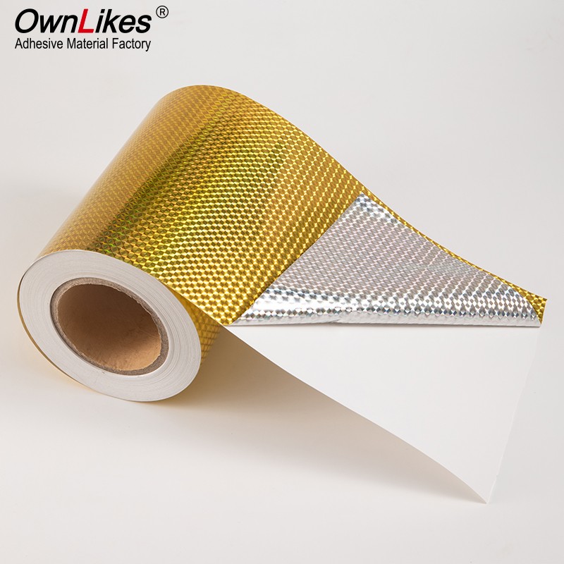Silver & Gold Pet Label Material In Rolls For Inkjet Printing