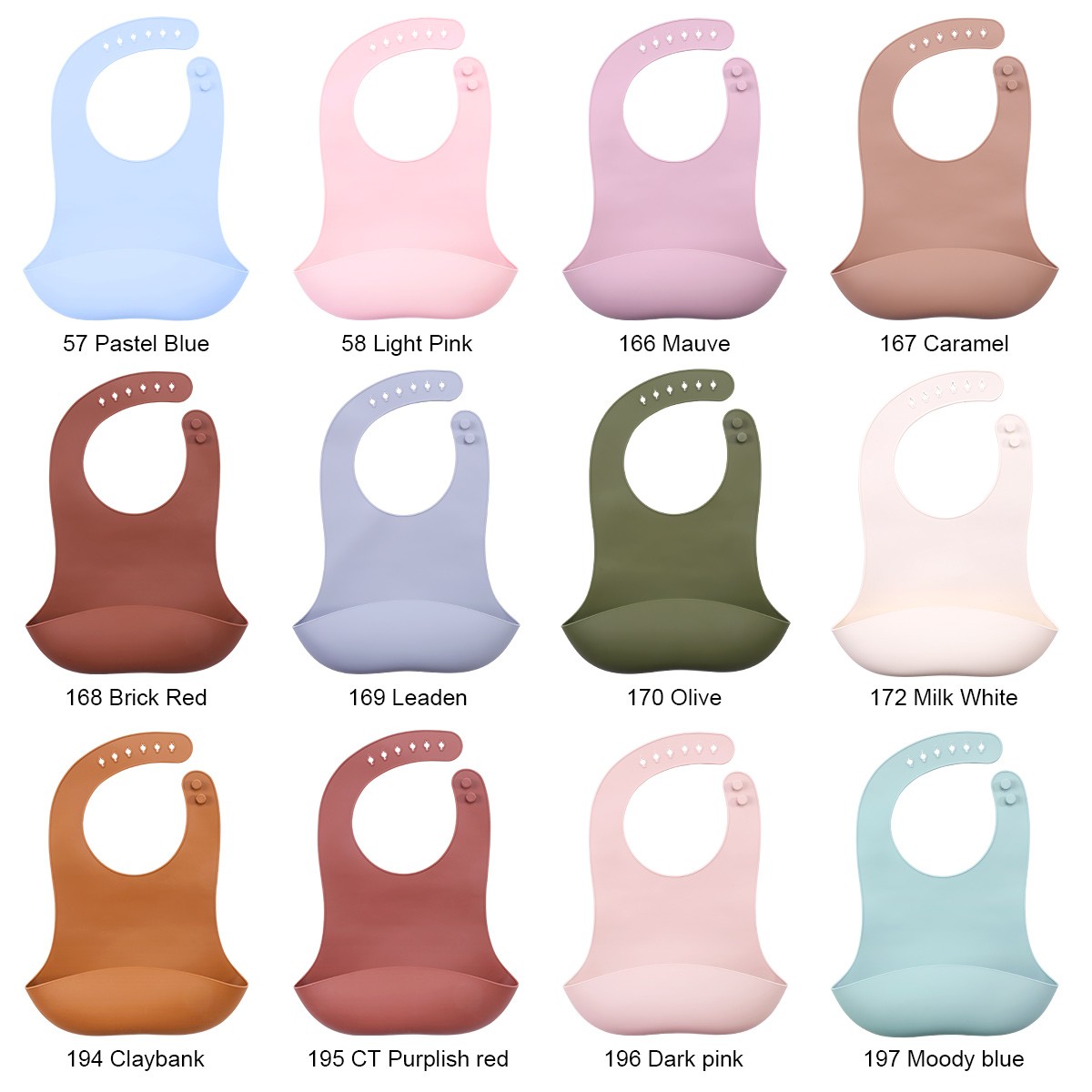 Printing Bpa Free Soft Feeding Custom Baberos De Pacifier Long Sleeved Kids Silicona Waterproof Bib Silicone Baby Bib Set