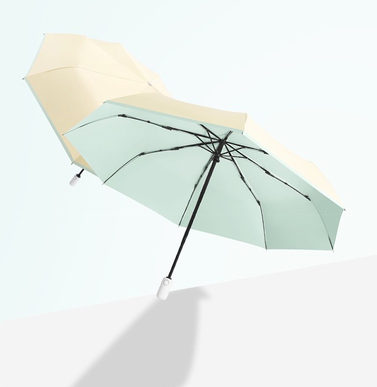 Parapluie 3 Folding Uv Umbrella 2023 With Logo Sunshade Compact Travel Automatic Umbrella For The Rain