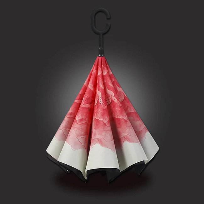 Sombrillas Plain Folding Umbrella Automatically With Logo Prints Custom Flower Umbrellas For The Rain