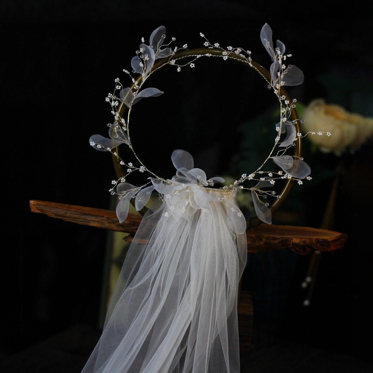 Super Fairy Garland Bride Veil Wedding Dress Accessories Wedding Headdress