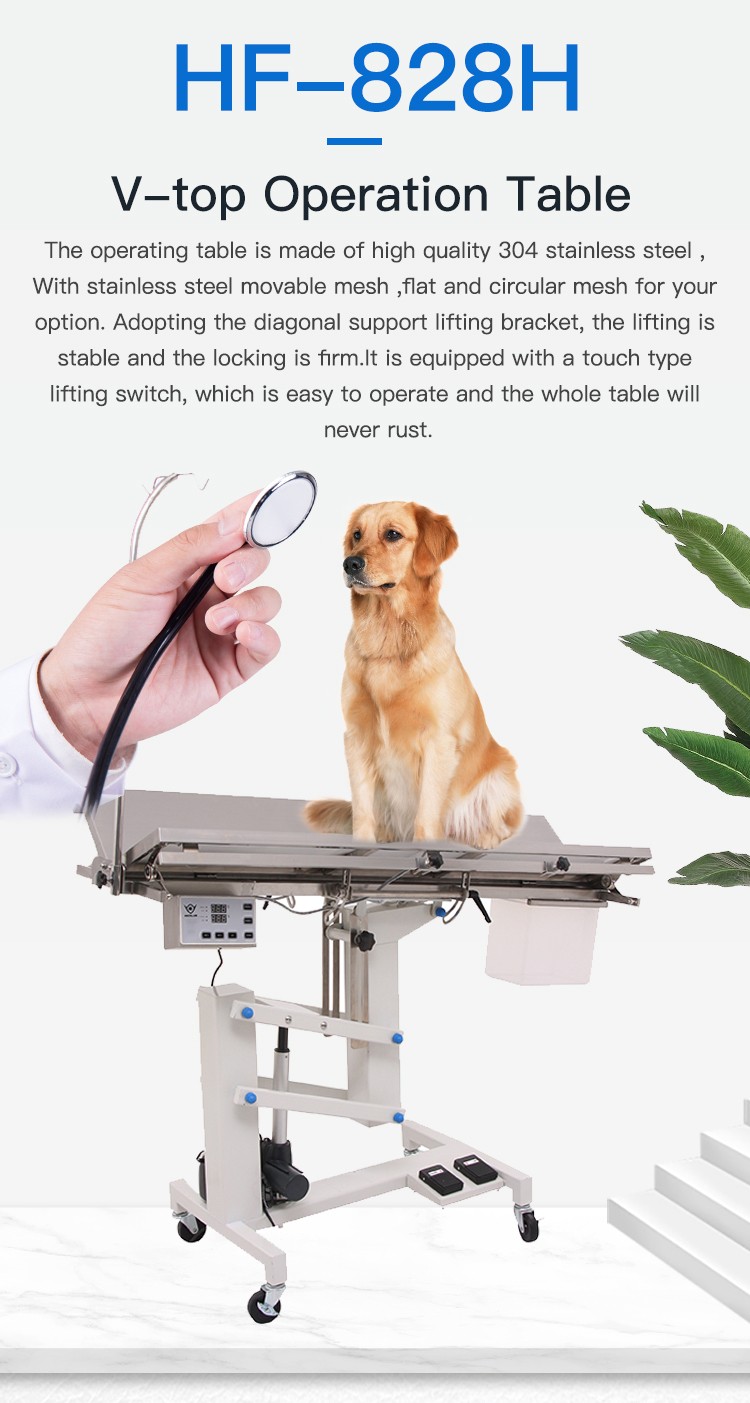HF V-top veterinary clinic vet operating table animal & veterinary vet operation table