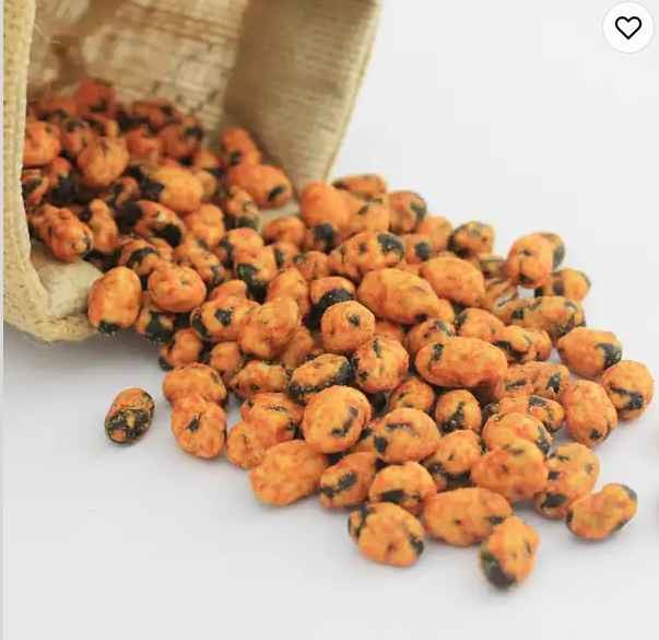 Spicy Chili Taste Crunchy Snacks Coated Black Beans