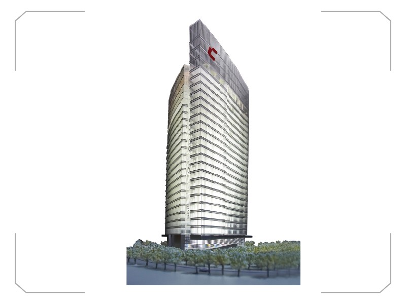 Office building model for project display architectural model maker lamp manufacturers