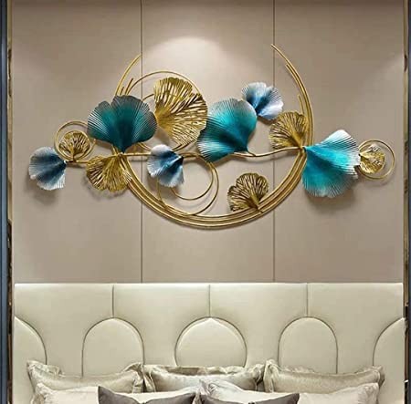 Customized metal wall decor customized size best price large luxury gold metal antique wall interior decor