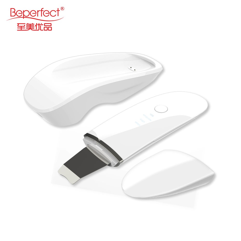 Beperfect Skin Scrubber Home Use Skin Blackhead Remover Cleaner Ultrasonic Facial Skin Scrubber