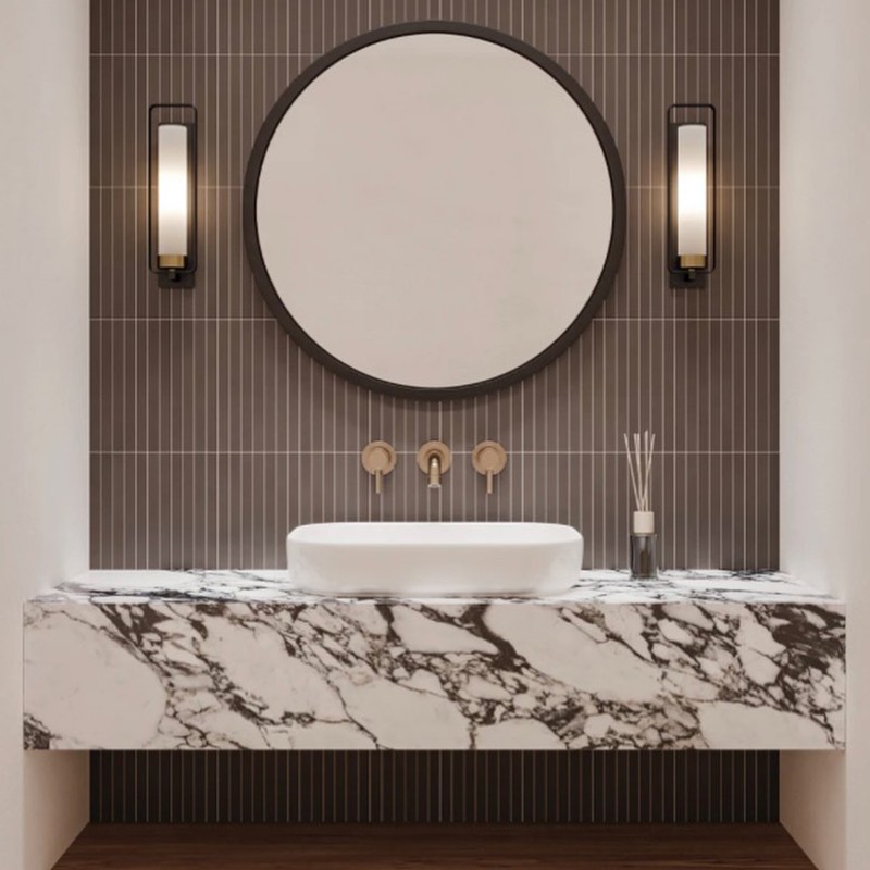 TMZ Marmol High Quality Italy Calacatta Violet Marble With Purple Veins Slabs For Home Decoration