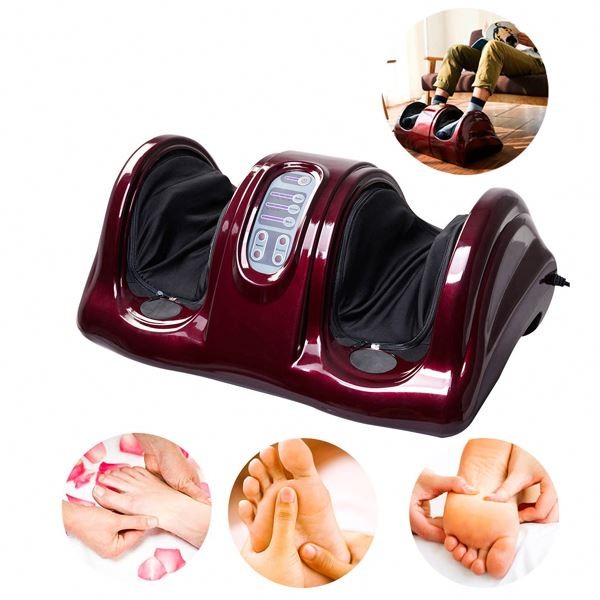 Electric Heating Foot Massage Machine Shiatsu Vibrator Deep Kneading Foot Massager Roller