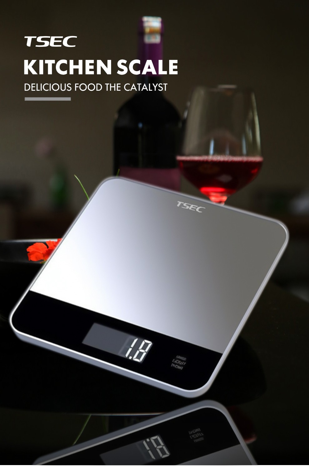 leaone multifunction smart with ingredient substitution feature cooking weight for kitchen scale