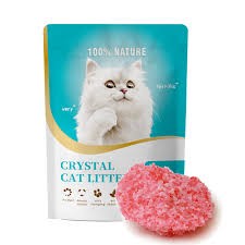 eco-friendly Cat Litter Add Fragrance Colors high adsorption dust free 5% pink Clumping Cat Sand