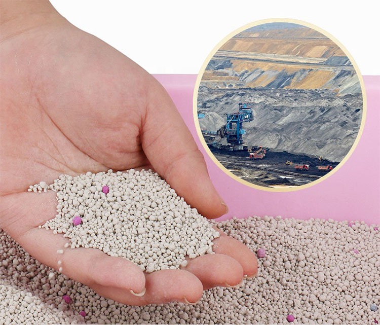 High Standard Philippines Best Clean Bentonite Cat Litter Clumping Ball Shape Colorful clay Cat Litter sand