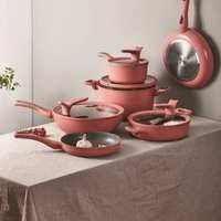 2022 Non Stick Nonstick Granite Pans Cast Iron Aluminum Cookware Set