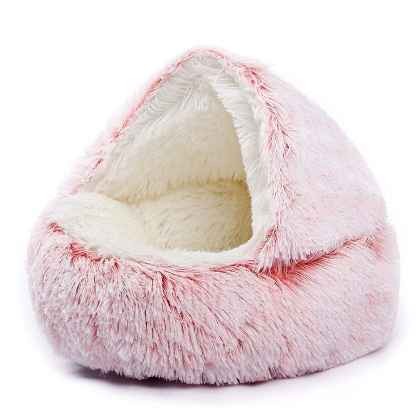 Wholesale custom soft modern cute calming luxury cat pet cave beds for indoor cats