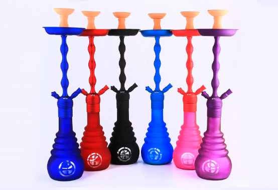Yiwu colourful high quality stainless wholesale hookah hollow pipe shisha