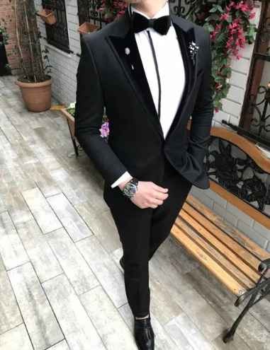 New Fashion High Quality Men Tuxedo Slim Fit Suit
