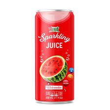 OEM Vietnam Manufacturer 330ml Slim Can Sparkling Watermelon Juice Drink