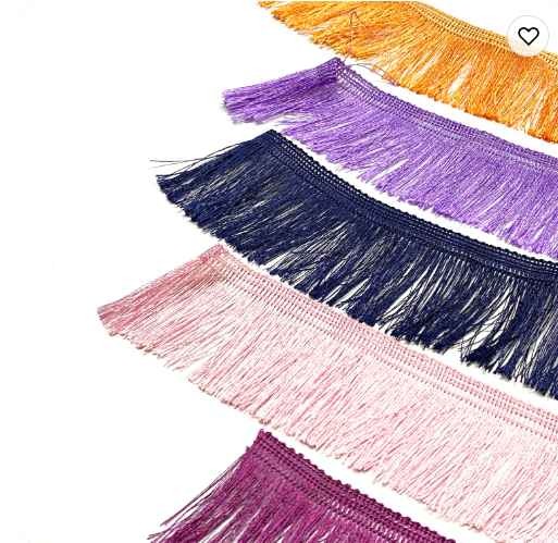 Polyester Fringe Lace Trim For Women's Garments And India Pakistan Dress Deals In Wholesale
